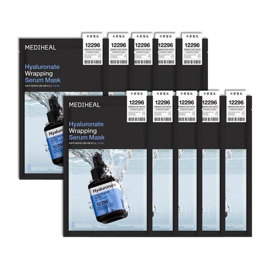 MEDIHEAL Hyaluronate Wrapping Serum Mask 25ml X 10ea MEDIHEAL Treatment masks