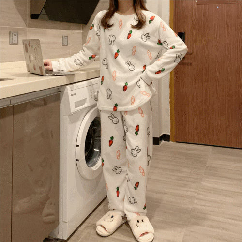 MIFFY Carrot Miffy Bunny Microfiber Pajama Lounge Set MIFFY Pajama Set