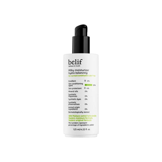 MILKY MOISTURIZER HYDRA BALANCING 125mL, belif belif Face Cream