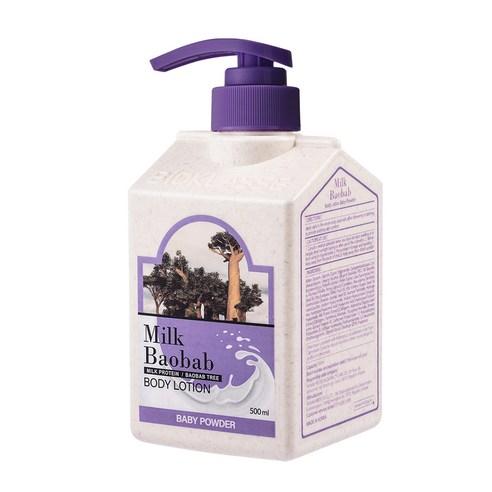 MILK BAOBAB Body Lotion 500ml #Baby Powder, BIOKLASSE-1