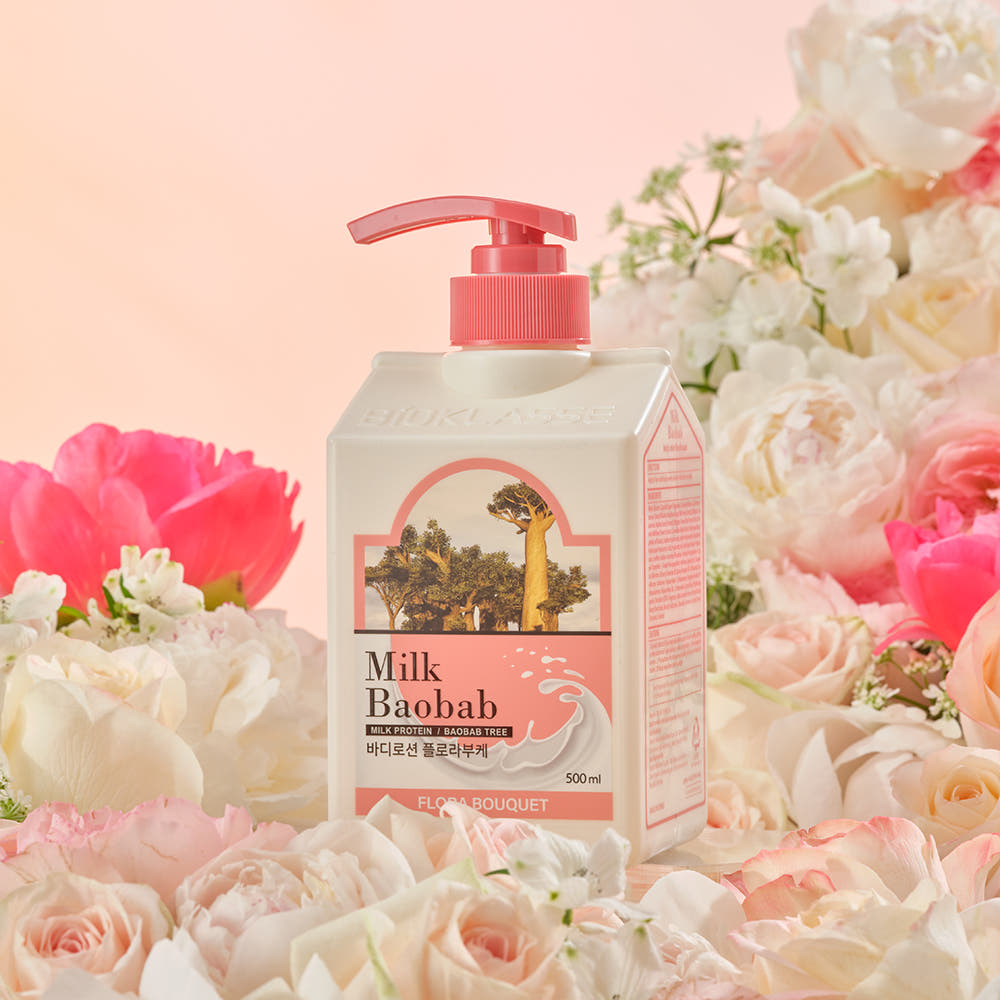  MILK BAOBAB Body Lotion 500ml #Flora Bouquet, BIOKLASSE-1