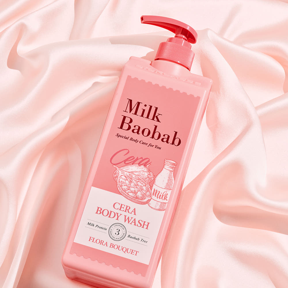  MILK BAOBAB CERA Body Wash 1200ml #Flora Bouquet, BIOKLASSE-1