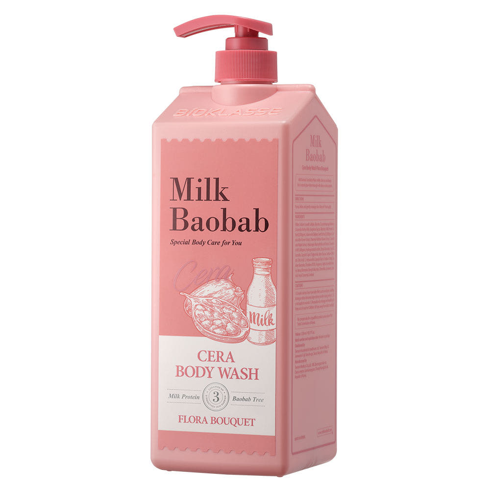  MILK BAOBAB CERA Body Wash 1200ml #Flora Bouquet, BIOKLASSE-1