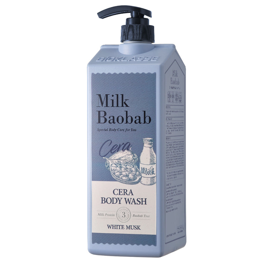 MILK BAOBAB CERA Body Wash 1200ml #White Musk, BIOKLASSE-1