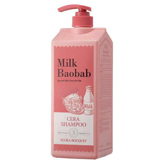 MILK BAOBAB CERA Hair Shampoo 1200ml #Flora Bouquet, BIOKLASSE