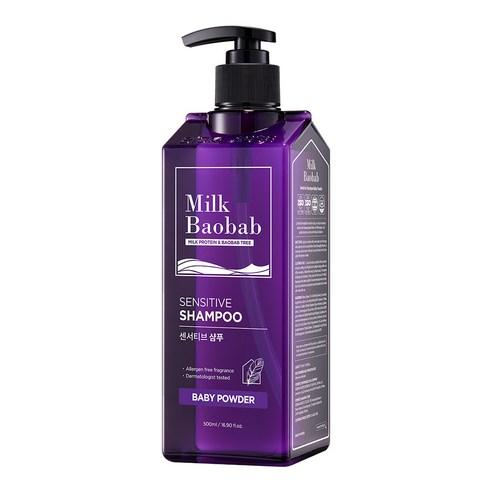 MILK BAOBAB HAIR Sensitive Shampoo 500ml #Baby Powder, BIOKLASSE-1