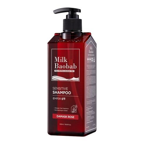 MILK BAOBAB HAIR Sensitive Shampoo 500ml #Damask Rose, BIOKLASSE-1