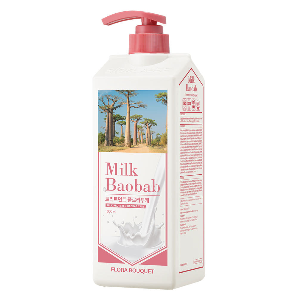 MILK BAOBAB Hair Treatment 1000ml #Flora Bouquet, BIOKLASSE