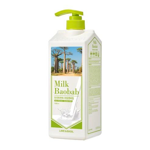 MILK BAOBAB Hair Treatment 1000ml #Lime & Basil, BIOKLASSE-1