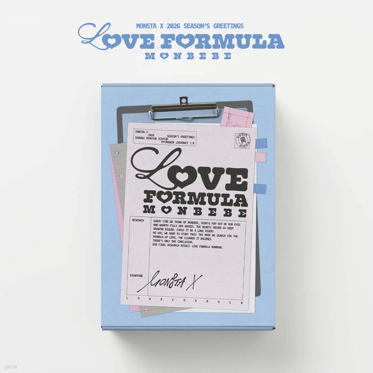 MONSTA X - 2026 SEASON'S GREETINGS [LOVE FORMULA MONBEBE] MONSTA X Merch Set