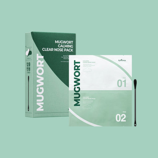 MUGWORT CALMING CLEAR NOSE PACK 5P, Isntree Isntree Nose patch