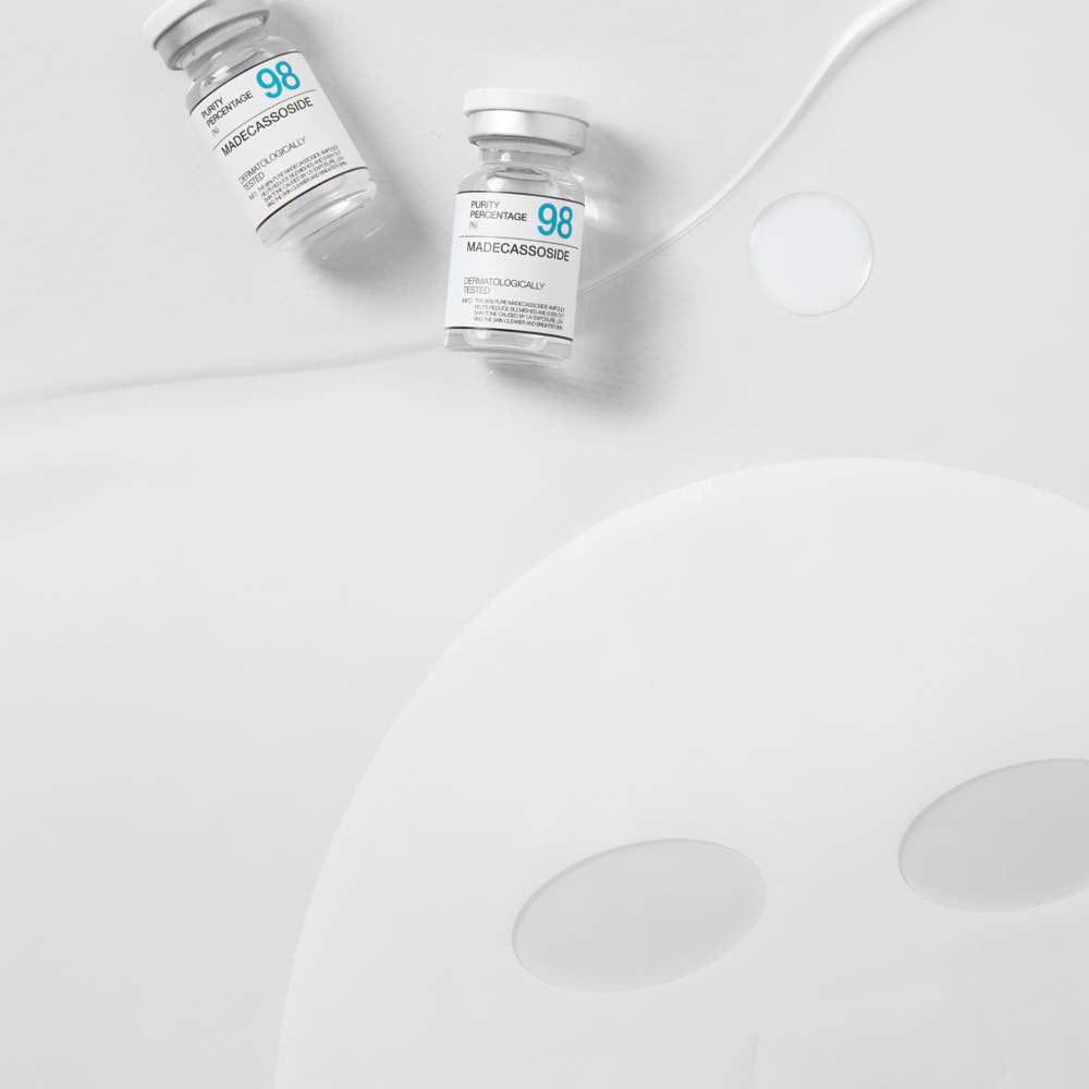 Madecassoside Bio Seconderm Mask Blemish Soothing (Ampoule 4ml + Mask 23ml) X 10ea, MEDIHEAL MEDIHEAL Jelly Sheet Mask