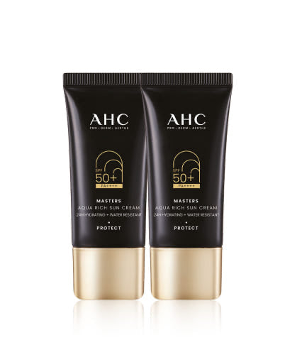 Masters Aqua Rich Sun Cream (SPF50+/PA++++) 30ml+30ml Double Set, AHC AHC Sunscreen