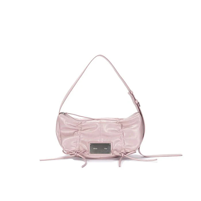 Matin Kim HALF SHIRRING RIBBON ROUND BAG Matin Kim Round bag