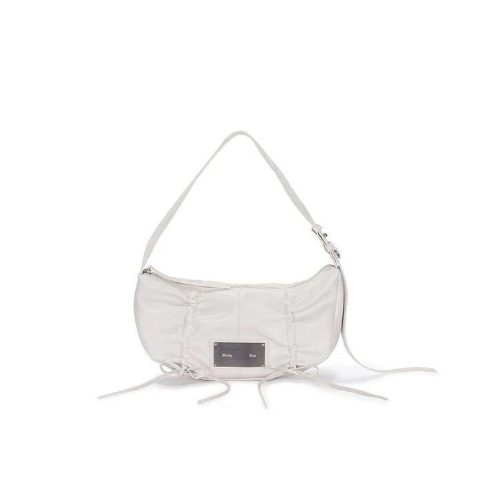 Matin Kim HALF SHIRRING RIBBON ROUND BAG Matin Kim Round bag