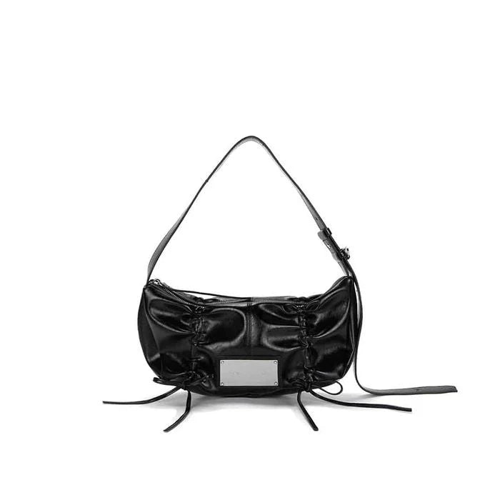 Matin Kim HALF SHIRRING RIBBON ROUND BAG Matin Kim Round bag