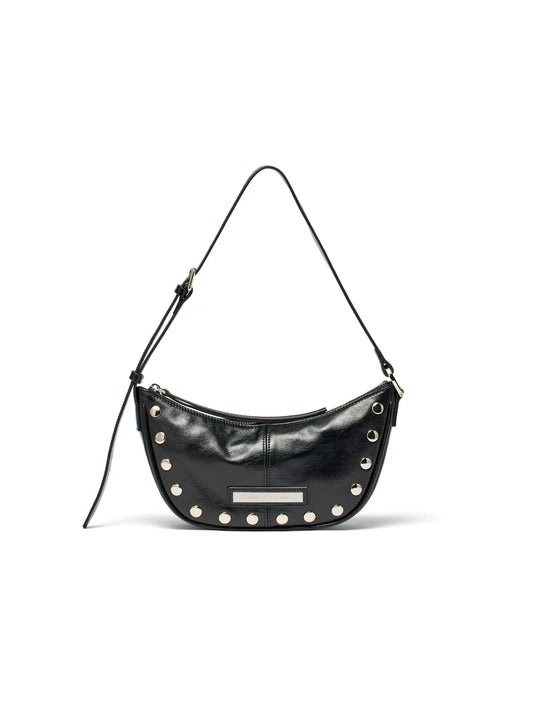 Matin Kim STUD LEATHER SHOULDER BAG