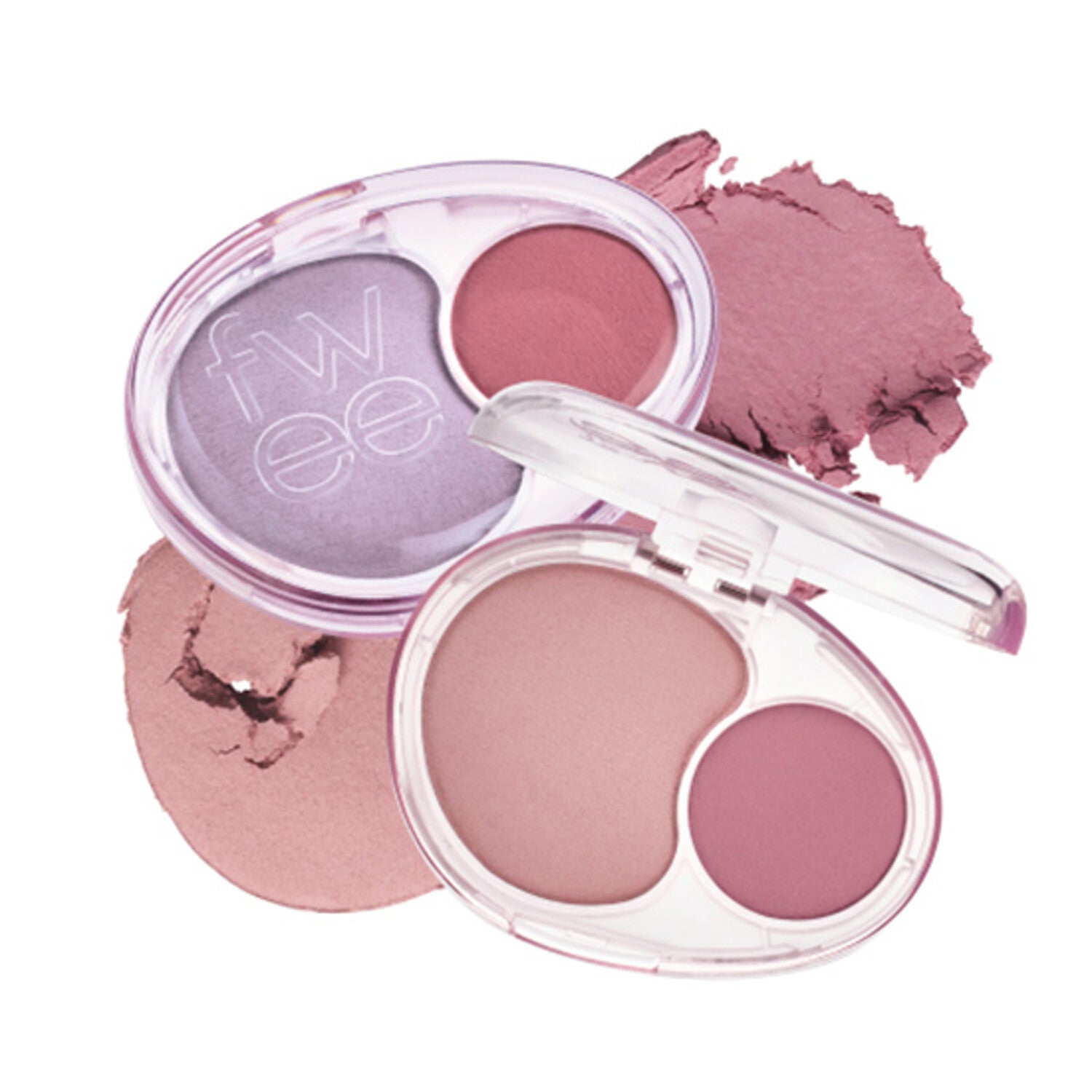 Mellow Dual Face Blusher, fwee fwee Face Blush