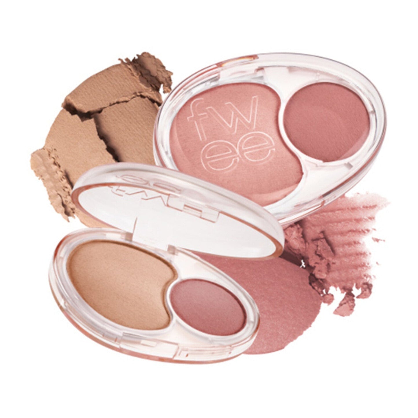 Mellow Dual Face Blusher, fwee fwee Face Blush