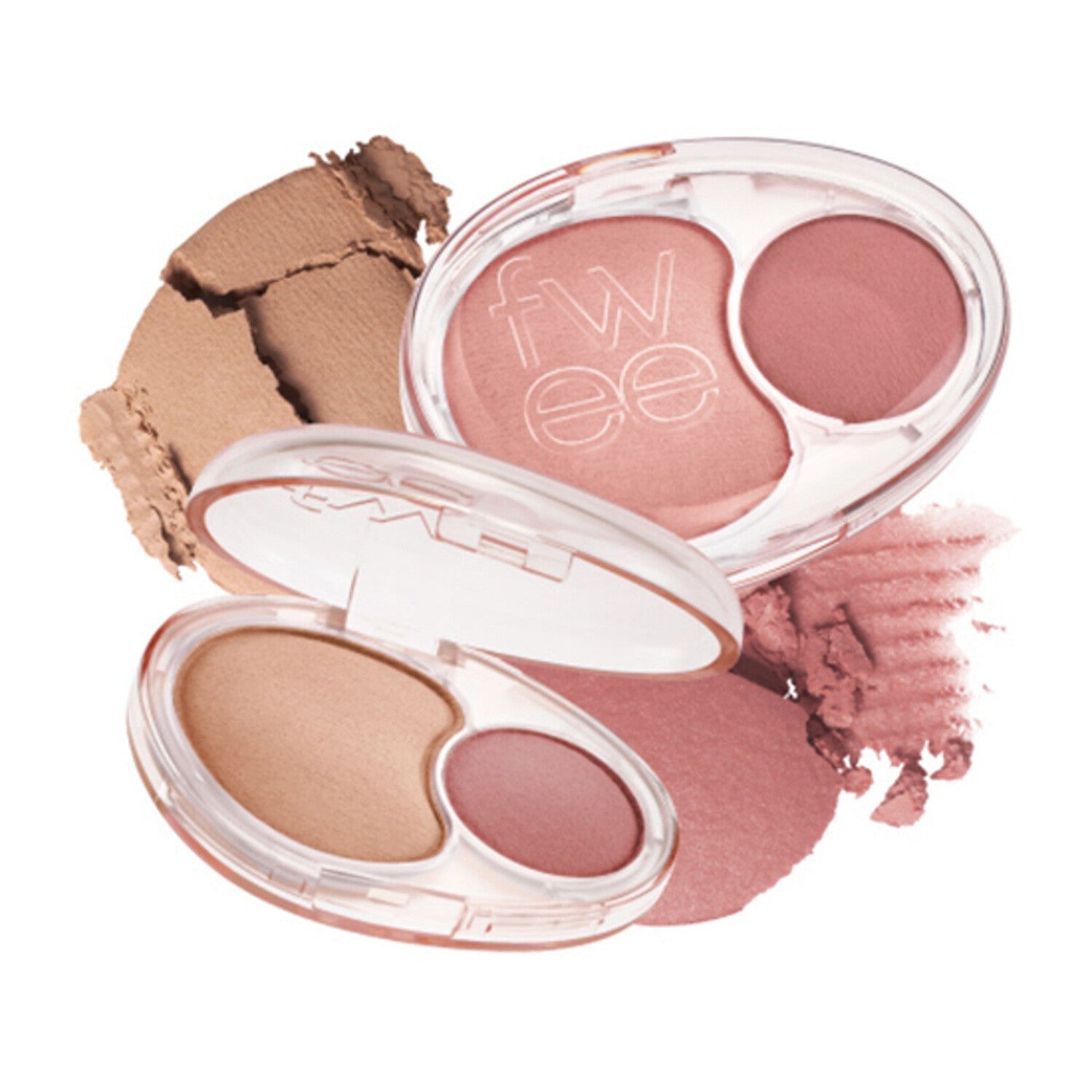 Mellow Dual Face Blusher, fwee fwee Face Blush