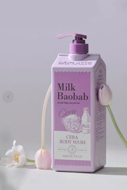 Milk Baobab Cera Body Wash 1200ml #Mauve Tulip, BIOKLASSE-1