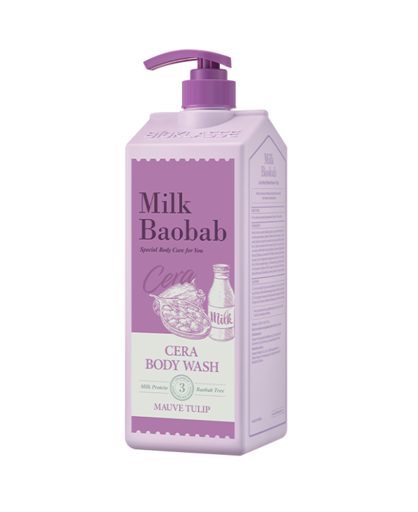 Milk Baobab Cera Body Wash 1200ml #Mauve Tulip, BIOKLASSE-1