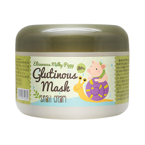 Milky Piggy Glutinous Mask 80% Snail Cream 100ml, Elizavecca Elizavecca Treatment Mask