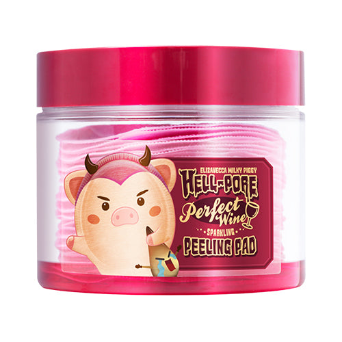 Milky Piggy Hell-Pore Perfect Wine Peeling Pad 30pcs/200ml, Elizavecca Elizavecca Peeling Pad