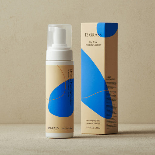 My BHA Foaming Cleanser 200ml, 12GRABS 12GRABS Cleansing Foam