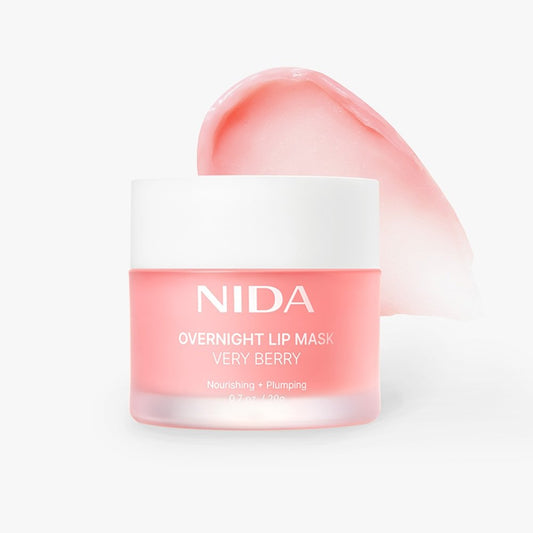 NIDA Overnight Lip Mask 20g #Very Berry