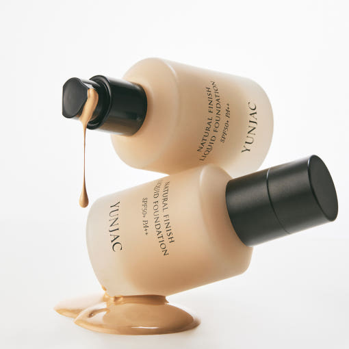 Natural Finish Liquid Foundation SPF50+ PA++ 40ml, YUNJAC YUNJAC Foundation