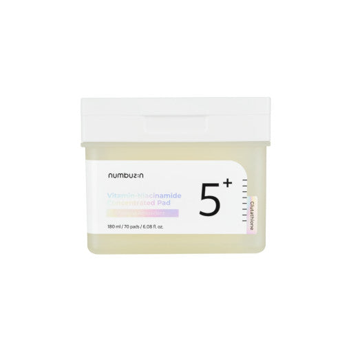 No.5+ Vitamin-Niacinamide Concentrated Pad 70P, numbuzin numbuzin Toner Pad