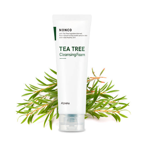 Nonco Tea Tree Cleansing Foam 130ml, A'pieu A'pieu Cleansing Foam