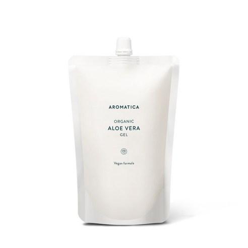 Organic Aloe Vera Gel Refill 500ml, AROMATICA AROMATICA Soothing Gel
