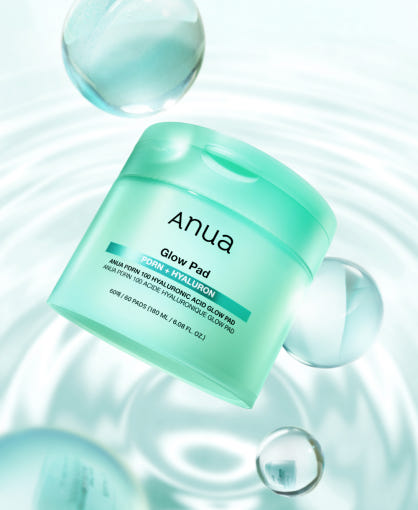 PDRN 100 Hyaluronic Acid Glow Pad 60P/180ml, Anua Anua Toner Pad