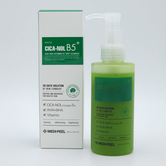 PHYTO CICA-NOL B5 AHA BHA Vitamin Calming O2 Deep Cleanser 150ml, MEDIPEEL MEDIPEEL Cleanser