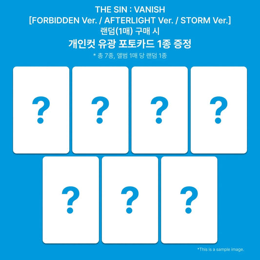 [POB Selectable] [PRE-ORDER] ENHYPEN - 7th Mini Album THE SIN : VANISH