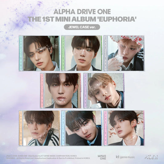 [PRE-ORDER] ALPHA DRIVE ONE - 1st Mini Album EUPHORIA (JEWEL CASE Ver.) ALPHA DRIVE ONE Merch Set