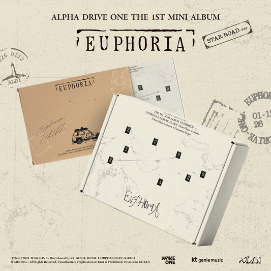 [PRE-ORDER] ALPHA DRIVE ONE - 1st Mini Album EUPHORIA (STAR ROAD Ver.) ALPHA DRIVE ONE Merch Set