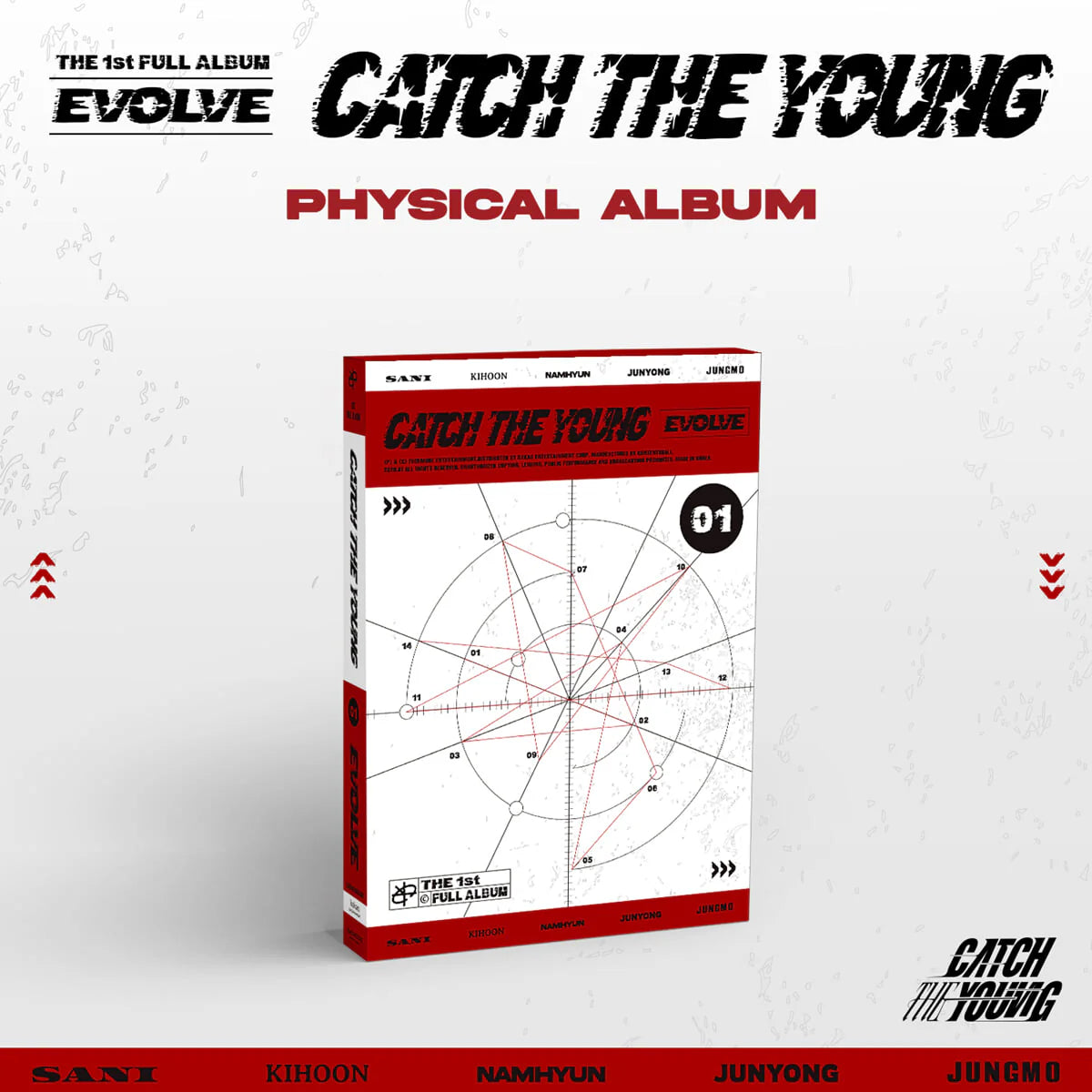 [PRE-ORDER] CATCH THE YOUNG - 1st Full Album EVOLVE CATCH THE YOUNG Merch Set