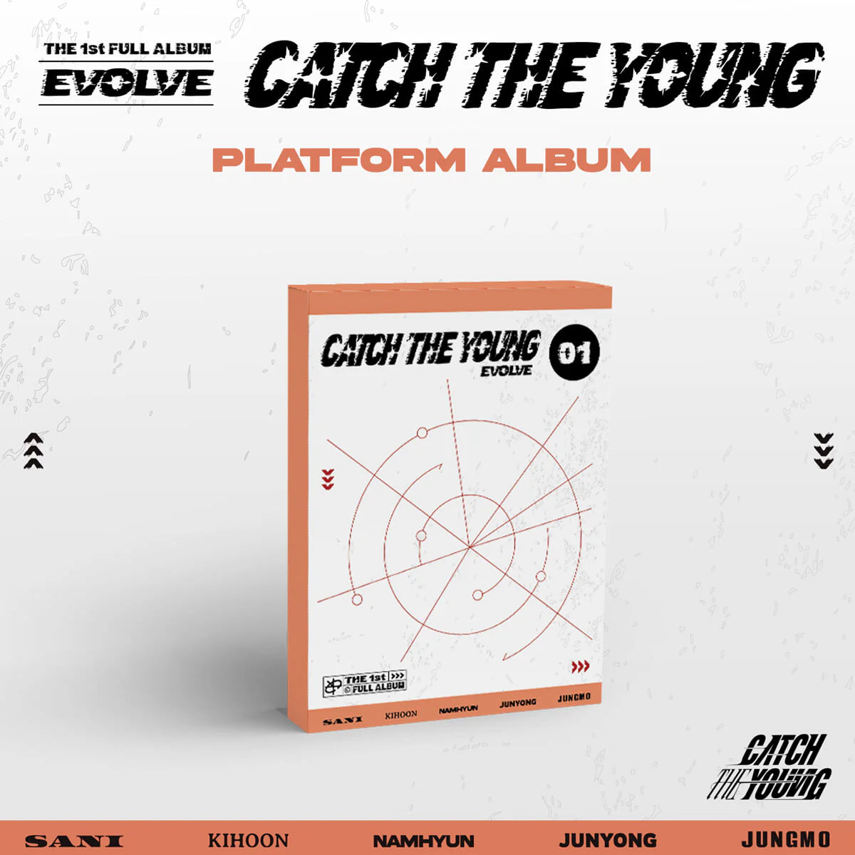 [PRE-ORDER] CATCH THE YOUNG - 1st Full Album EVOLVE (PLATFORM ALBUM) CATCH THE YOUNG Merch Set
