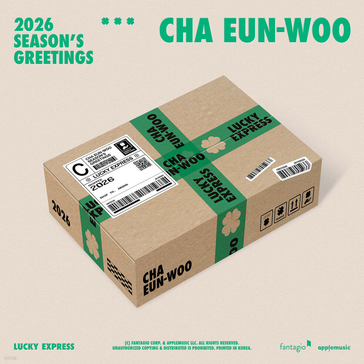 [PRE-ORDER] CHA EUN WOO - 2026 SEASON'S GREETINGS [LUCKY EXPRESS] CHA EUN WOO Merch Set