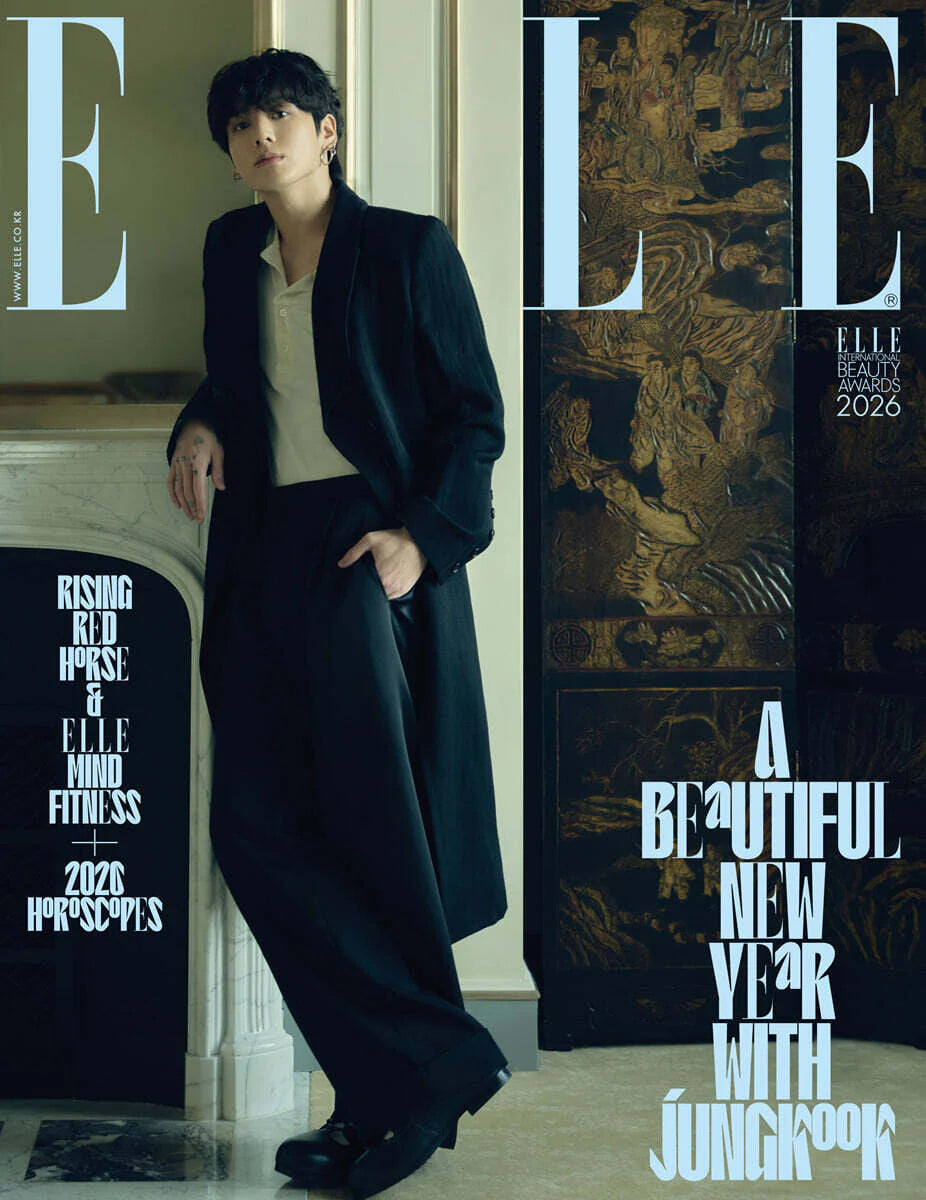 [PRE-ORDER] ELLE KOREA MAGAZINE 2026.01 (COVER : BTS JUNG KOOK) BTS Magazine
