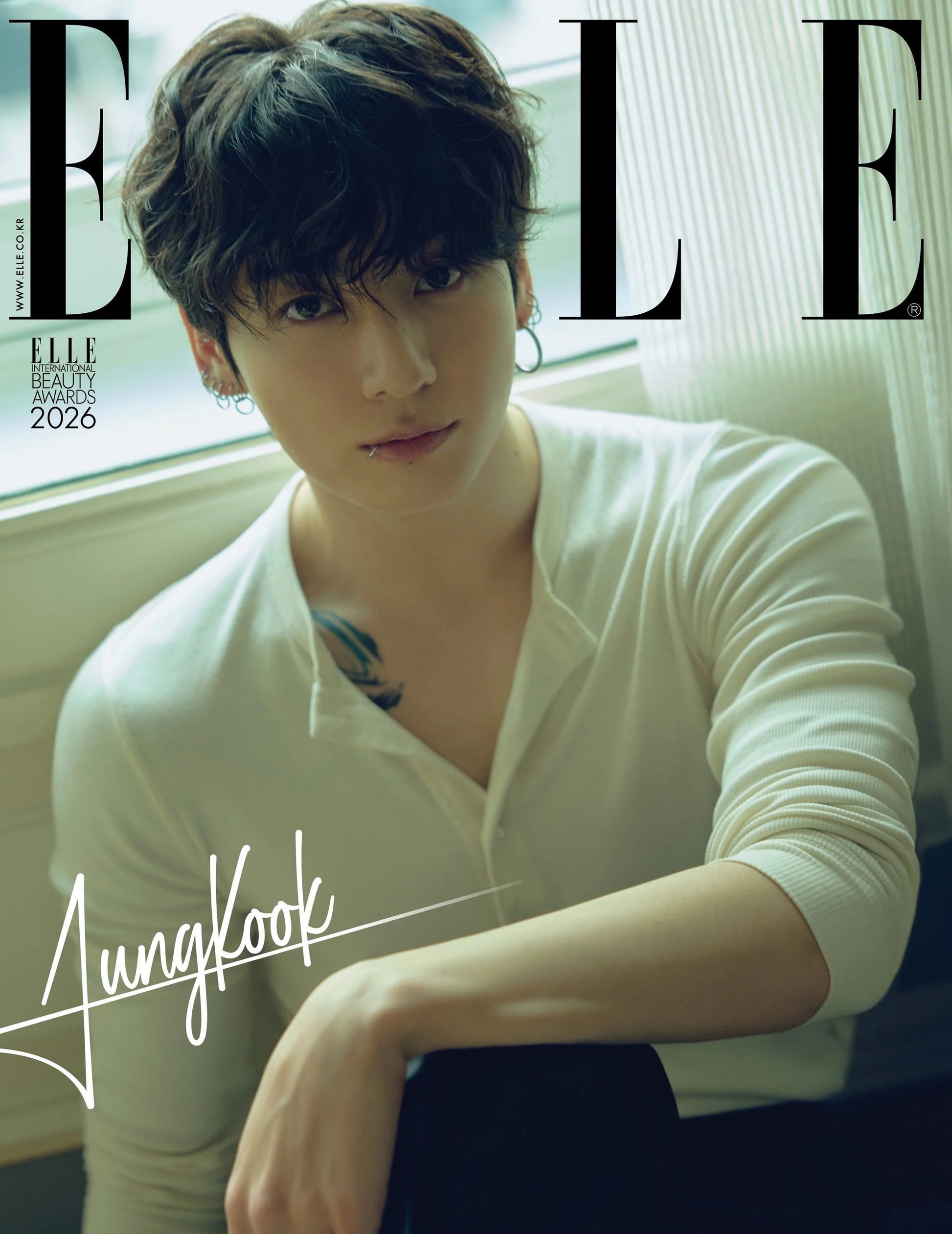 [PRE-ORDER] ELLE KOREA MAGAZINE 2026.01 (COVER : BTS JUNG KOOK) BTS Magazine