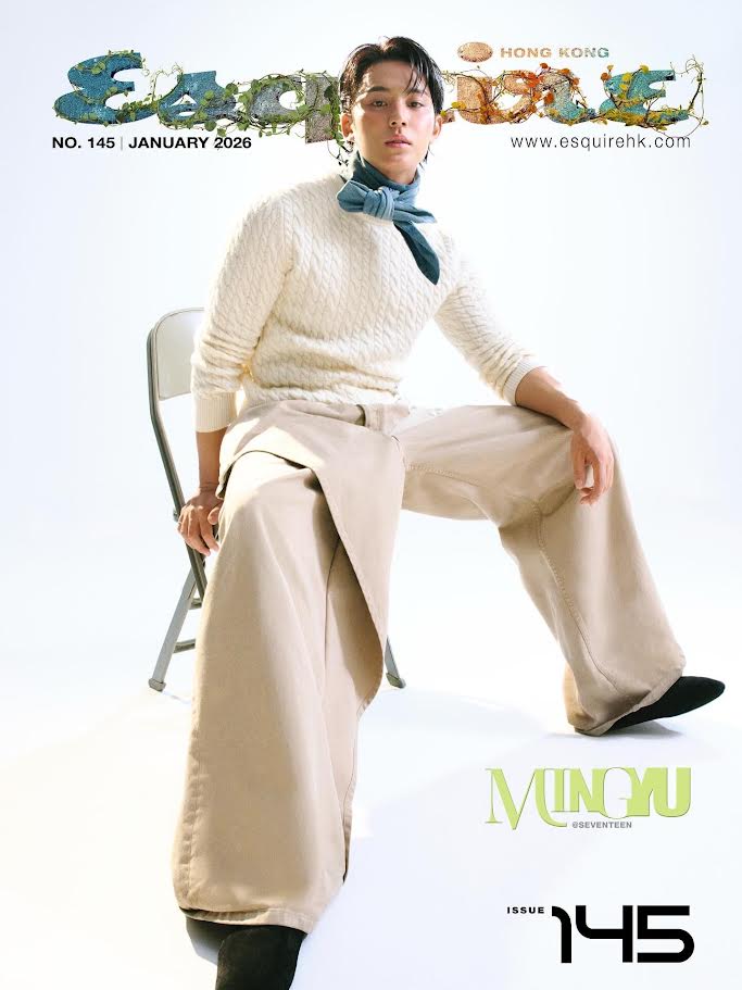[PRE-ORDER] ESQUIRE HONG KONG MAGAZINE 2026.01 (COVER : SEVENTEEN MINGYU) SEVENTEEN Magazine