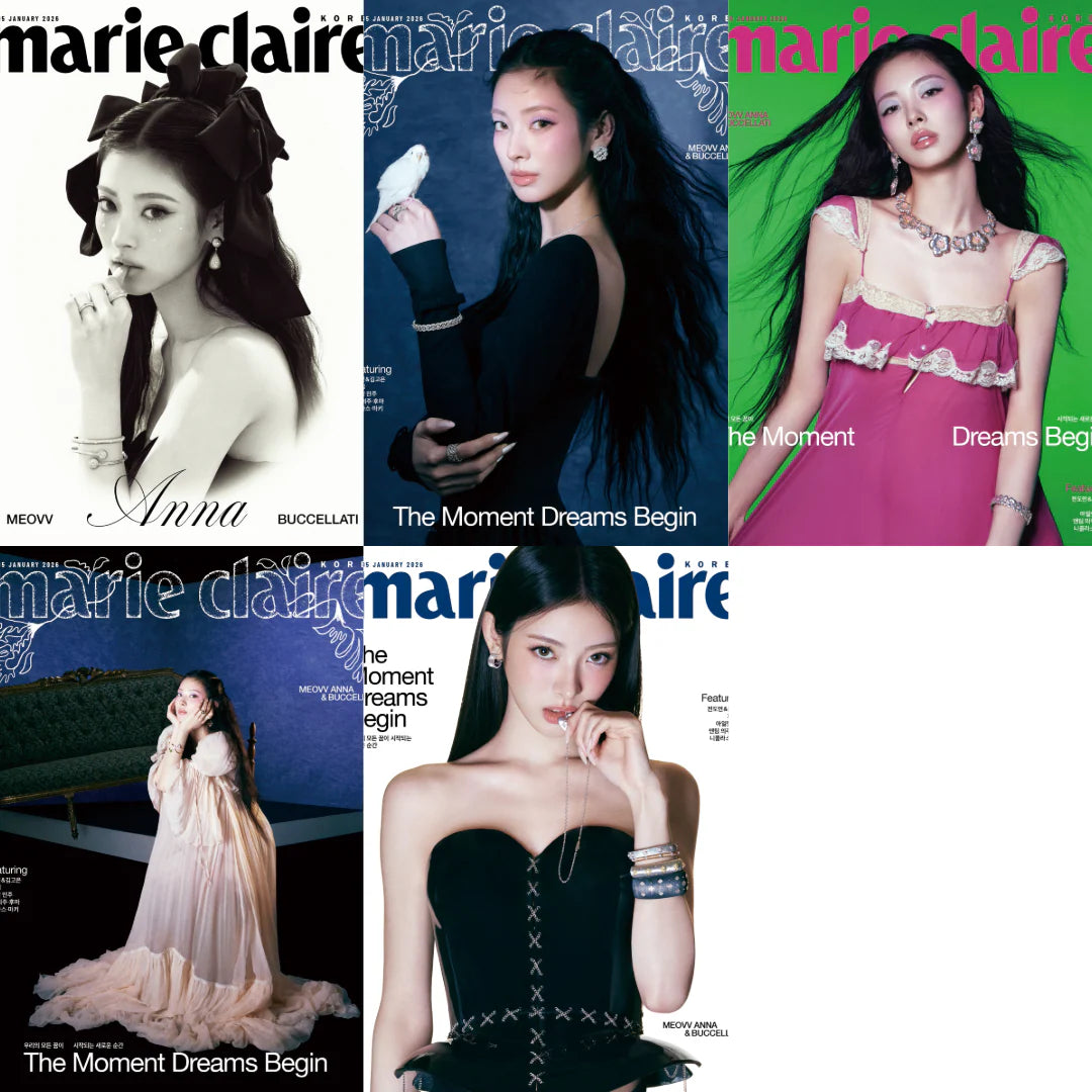 [PRE-ORDER] MARIE CLAIRE KOREA MAGAZINE 2026.01 (COVER : MEOVV ANNA) MEOVV Magazine