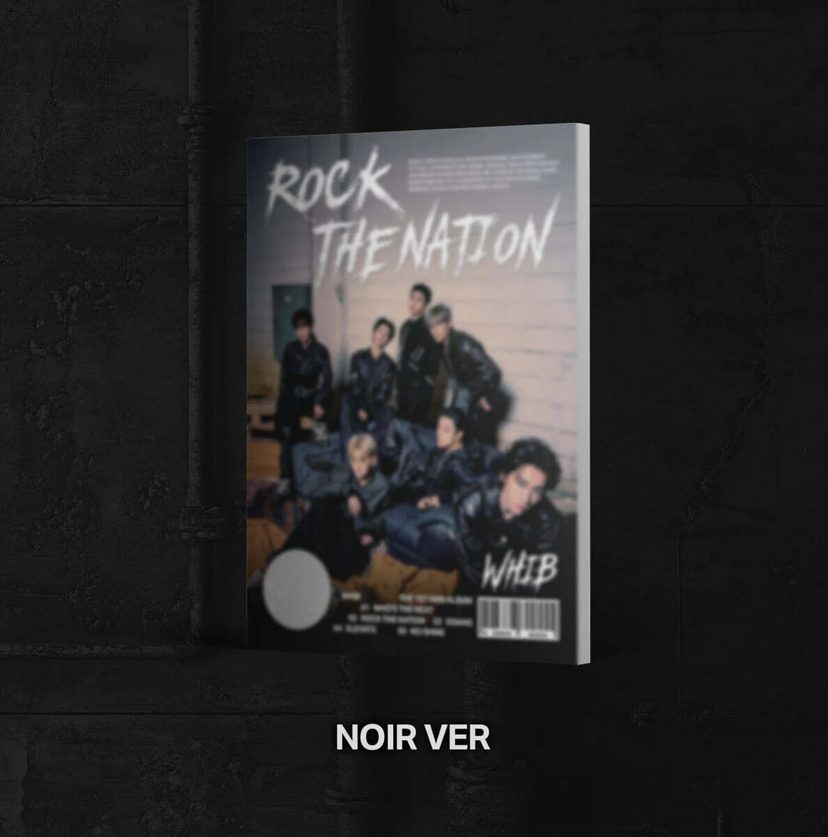 [PRE-ORDER] WHIB - 1st Mini Album ROCK THE NATION (NOIR VER.) WHIB Merch Set