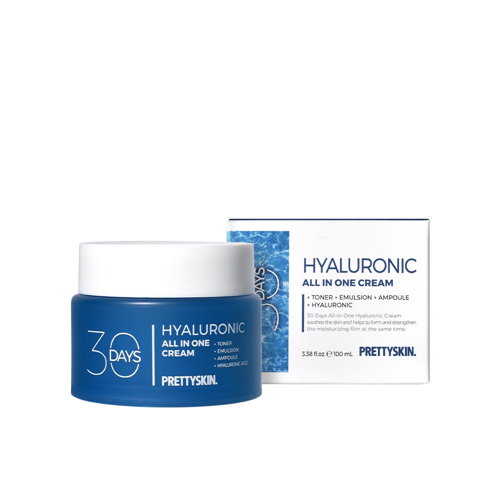 PRETTYSKIN 30 Days All-in-One Hyaluronic Cream 100ml PRETTYSKIN Face Cream
