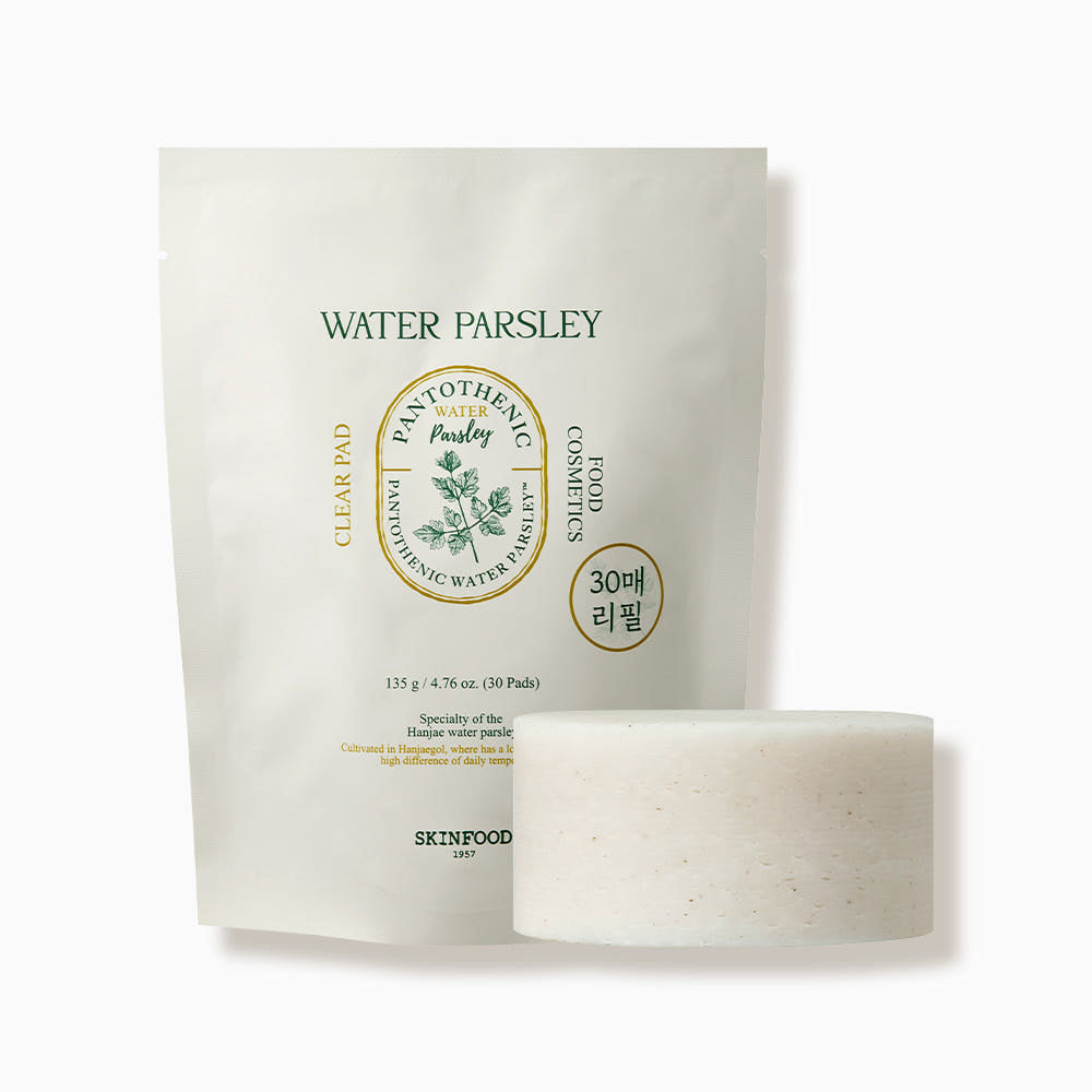 Pantothenic Water Parsley Pad 135g/30pads (Refill), SKINFOOD SKINFOOD Toner Pad