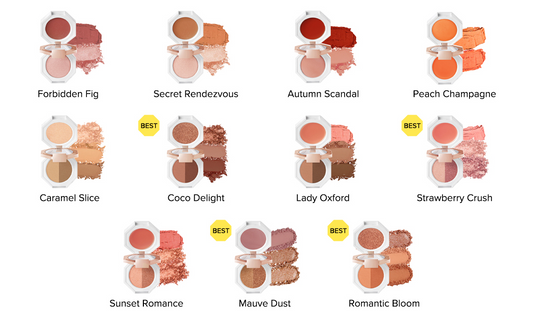 Paradise Dual Palette 4g, DEAR DAHLIA DEAR DAHLIA Eyeshadow